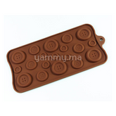 Moule Silicone 19 Bouttons